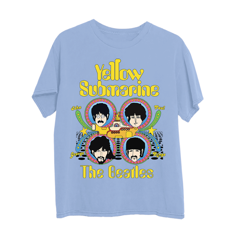 Yellow Submarine Blue T-Shirt – The Beatles Official Store