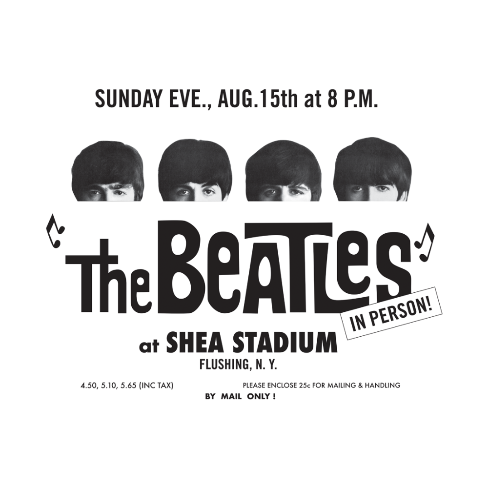 Shea Stadium Anniversary Poster