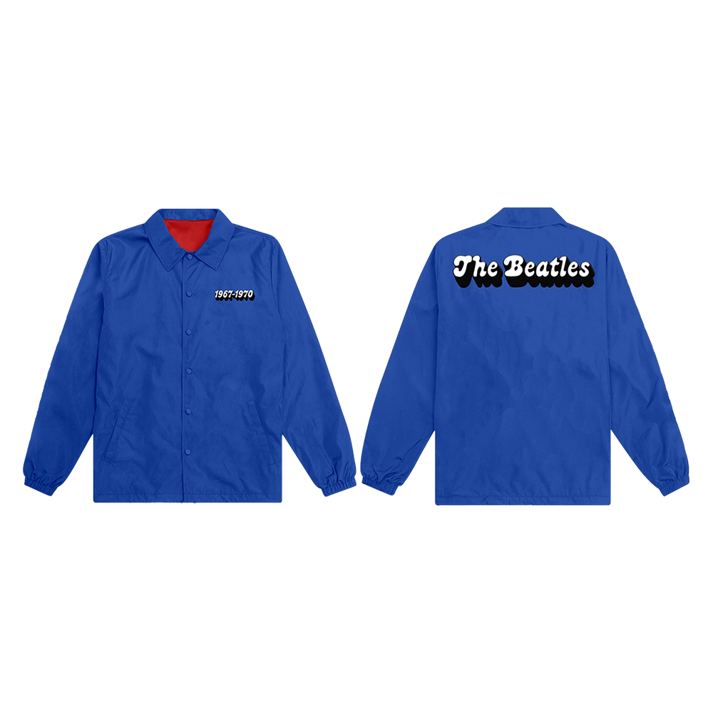 Red & Blue Reversible Coaches Jacket Blue