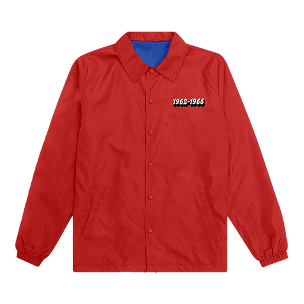 Red & Blue Reversible Coaches Jacket - The Beatles Official Store Red & Blue Reversible Coaches Jacket - The Beatles Official Store