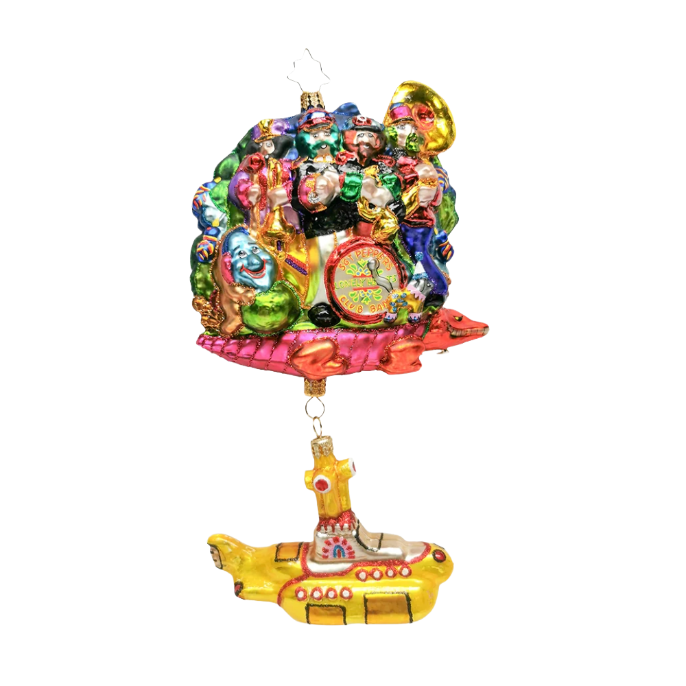 The Beatles x Radko Sgt. Pepper's Merry Submarine Party Ornament