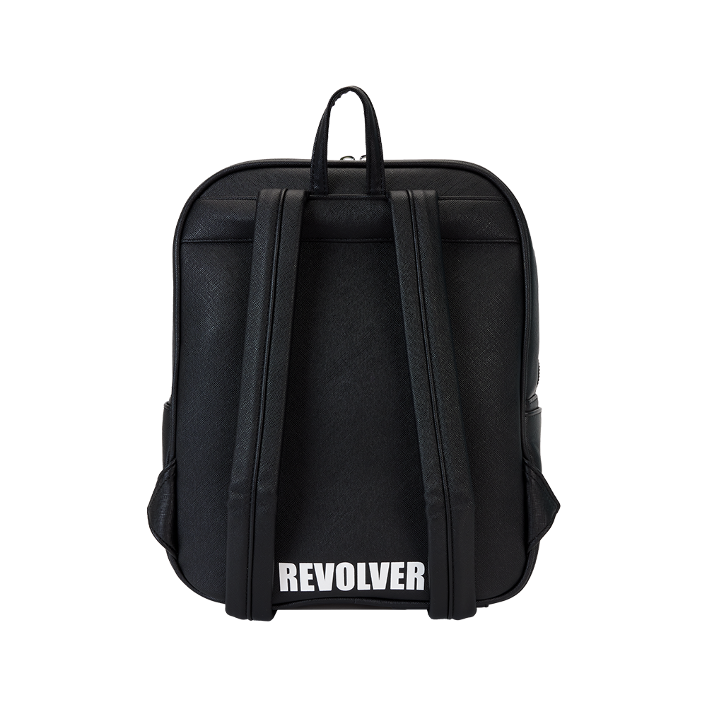 The Beatles x Loungefly Revolver Album with Record Pouch Mini Backpack Back