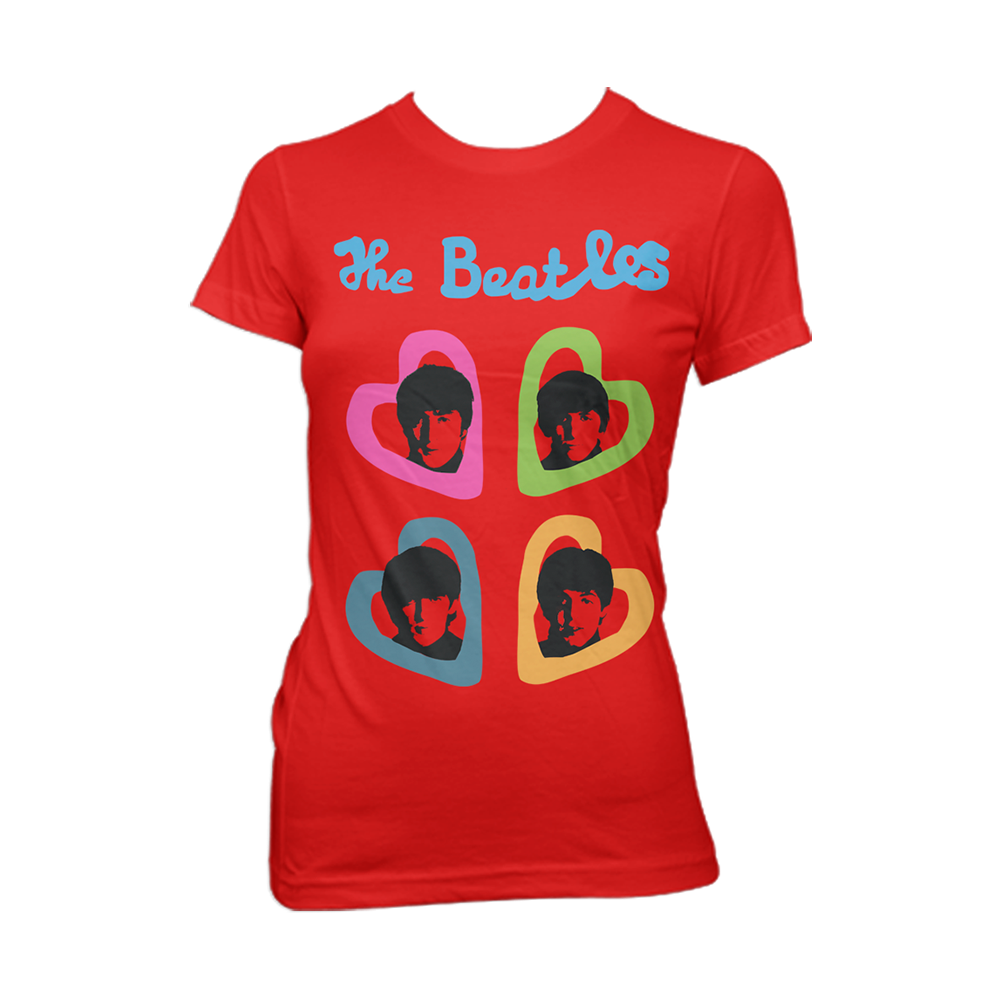 sadel Fortløbende systematisk Heart Ladies T-Shirt – The Beatles Official Store