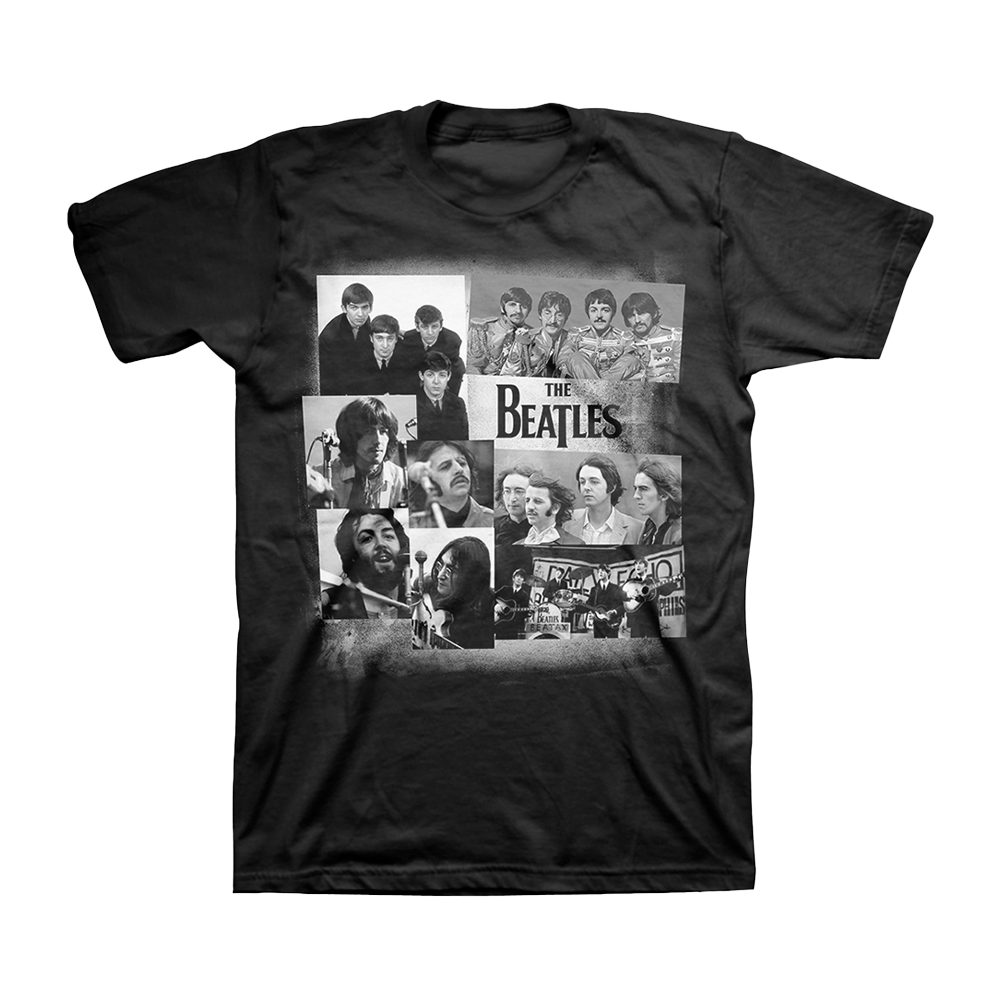 Photo Collage T-Shirt – The Beatles Official Store