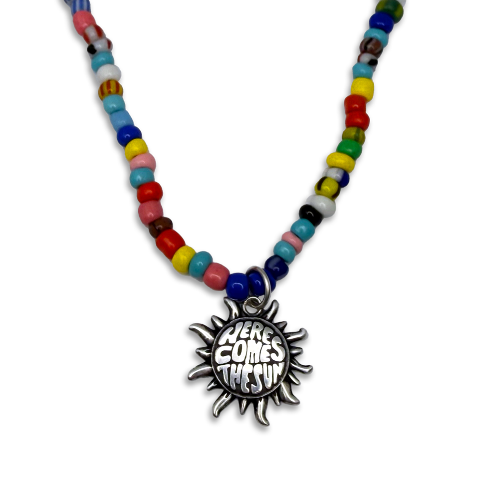 Here Comes The Sun Beaded Necklace