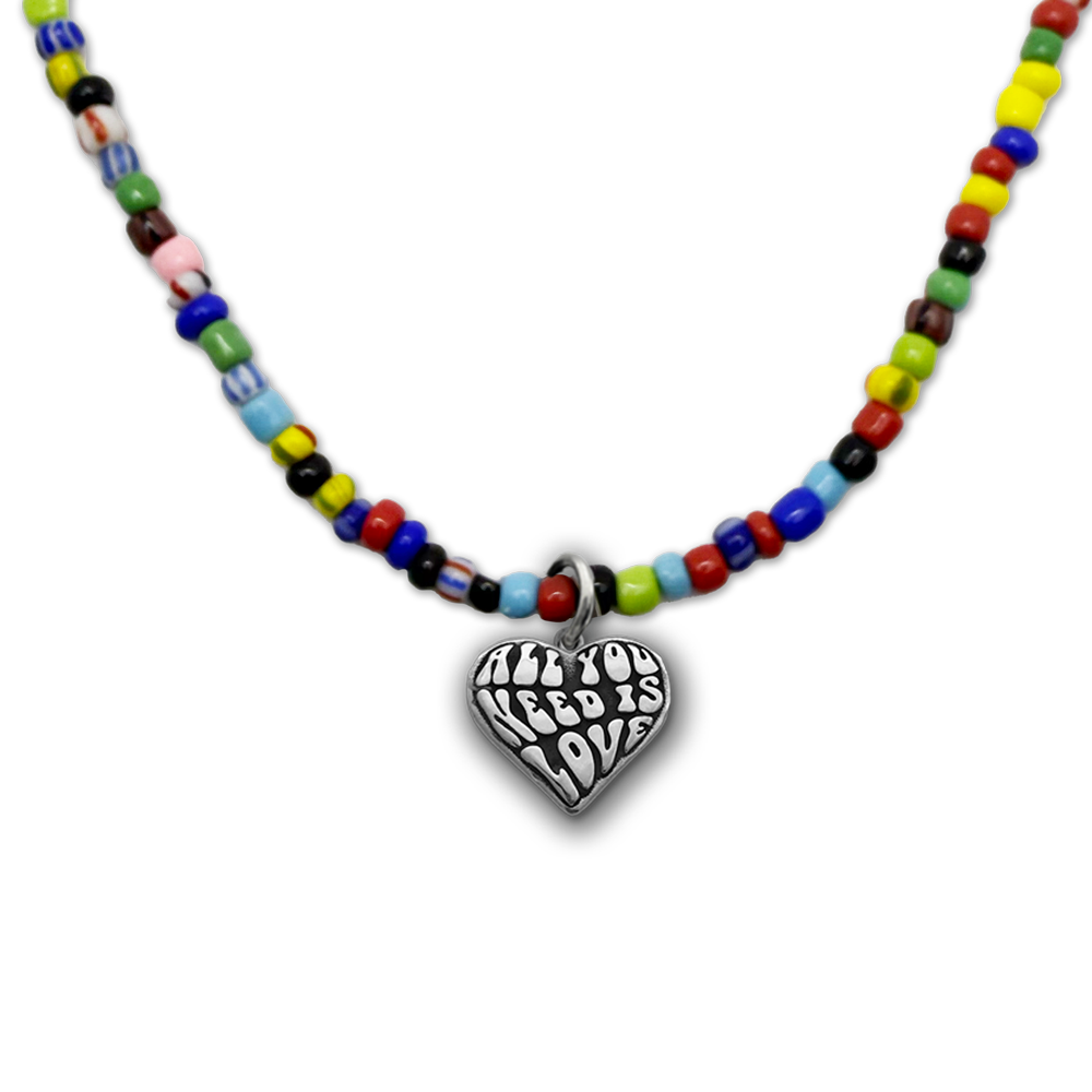 All You Need is Love Beaded Necklace