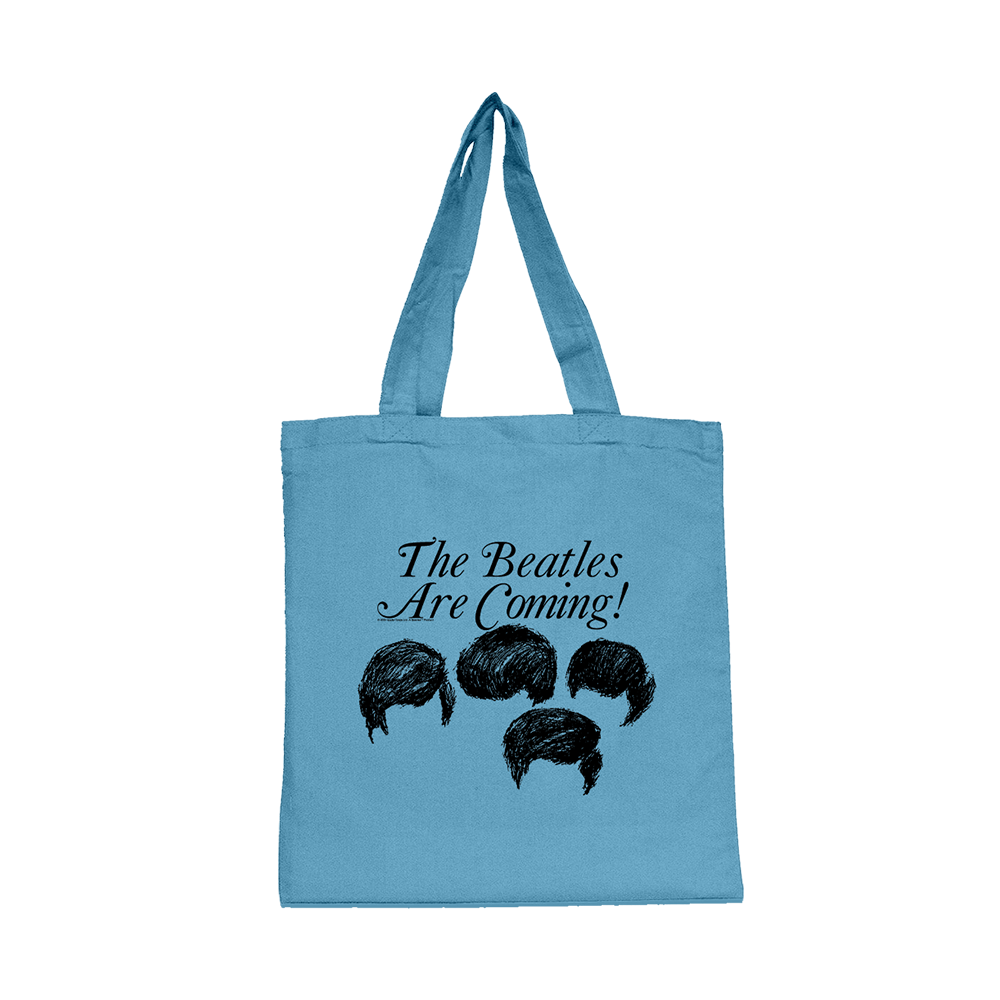 The Beatles Are Coming Silhouette Tote Bag