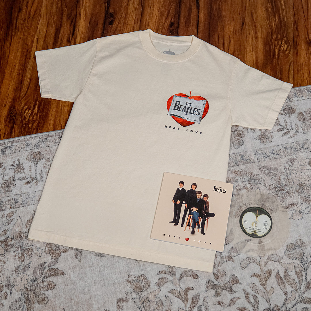 Free As A Bird / Real Love [2025 Mixes]: 7" Vinyl + Real Love T-Shirt 1