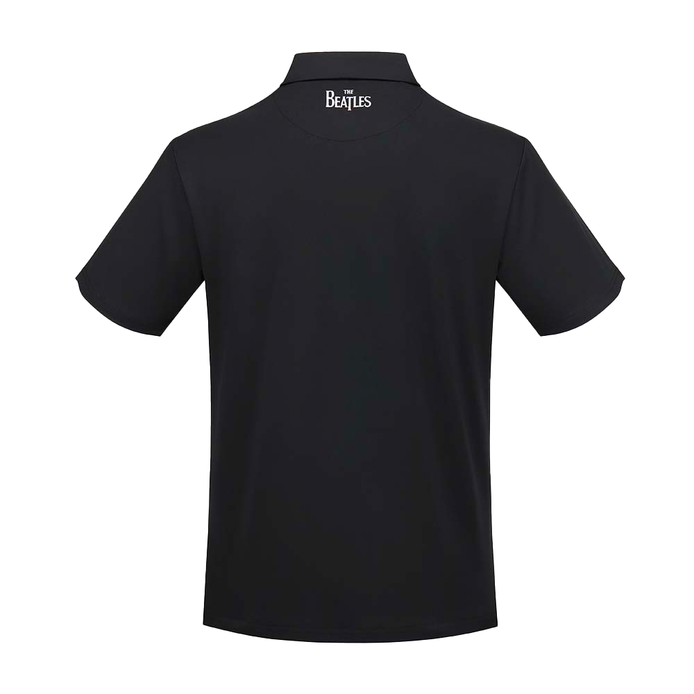 The Beatles x Section 119 Black Dry-Fit Polo Back 