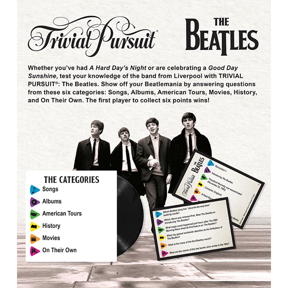 Beatles x Trivial Pursuit Instructions