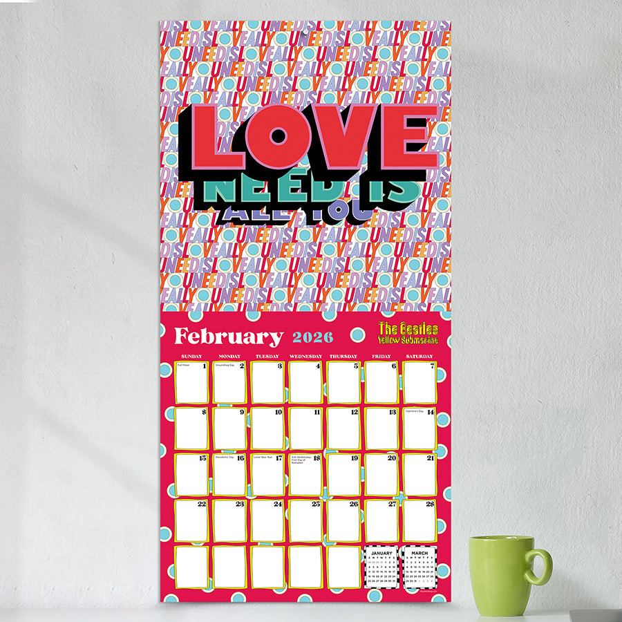 2026 The Beatles: Yellow Submarine Wall Calendar-2