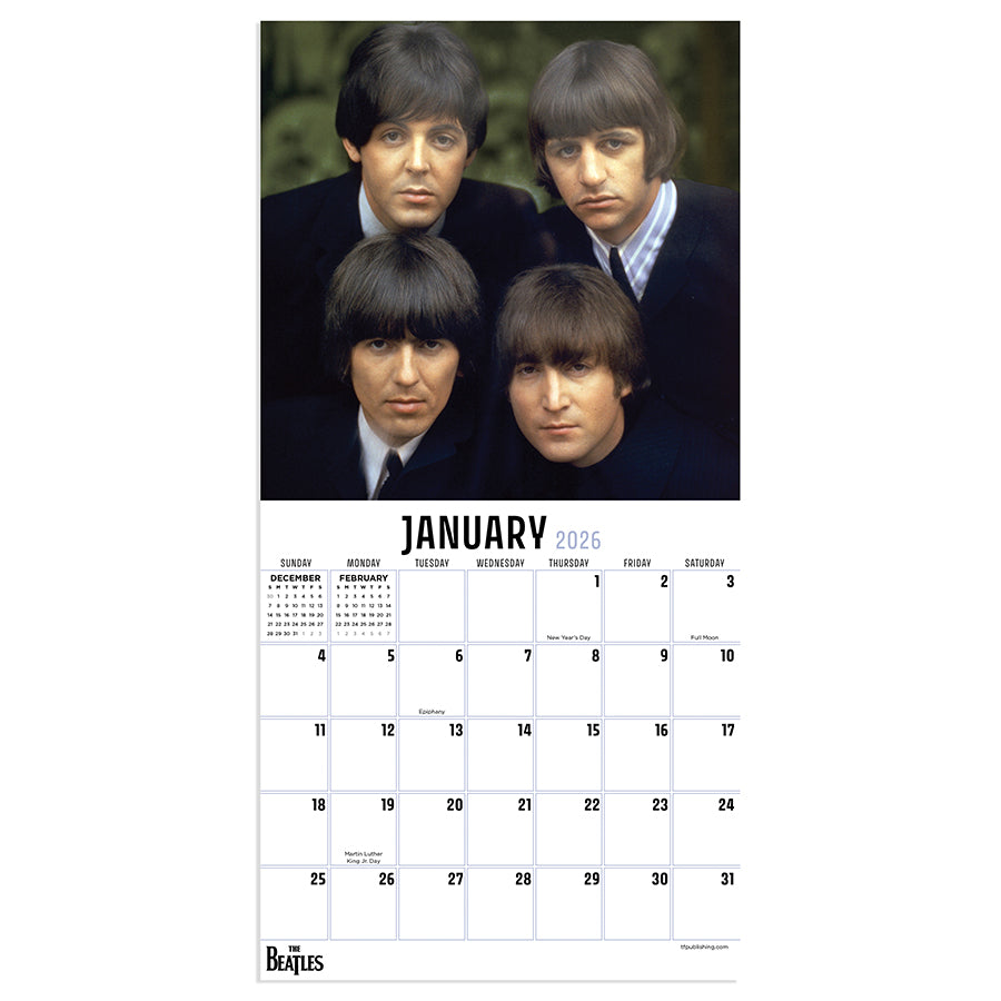 2026 The Beatles Mini Calendar-1