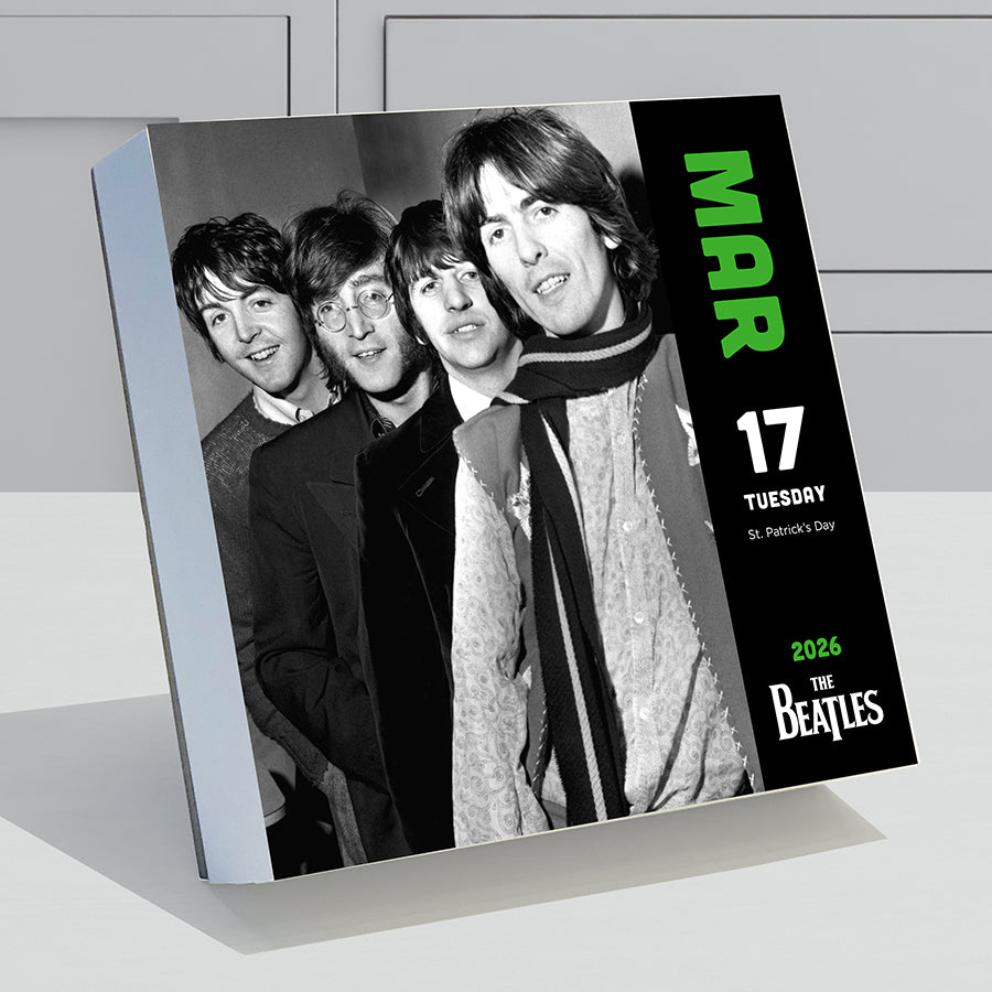 2026 The Beatles Daily Desktop Calendar - The Beatles Official Store