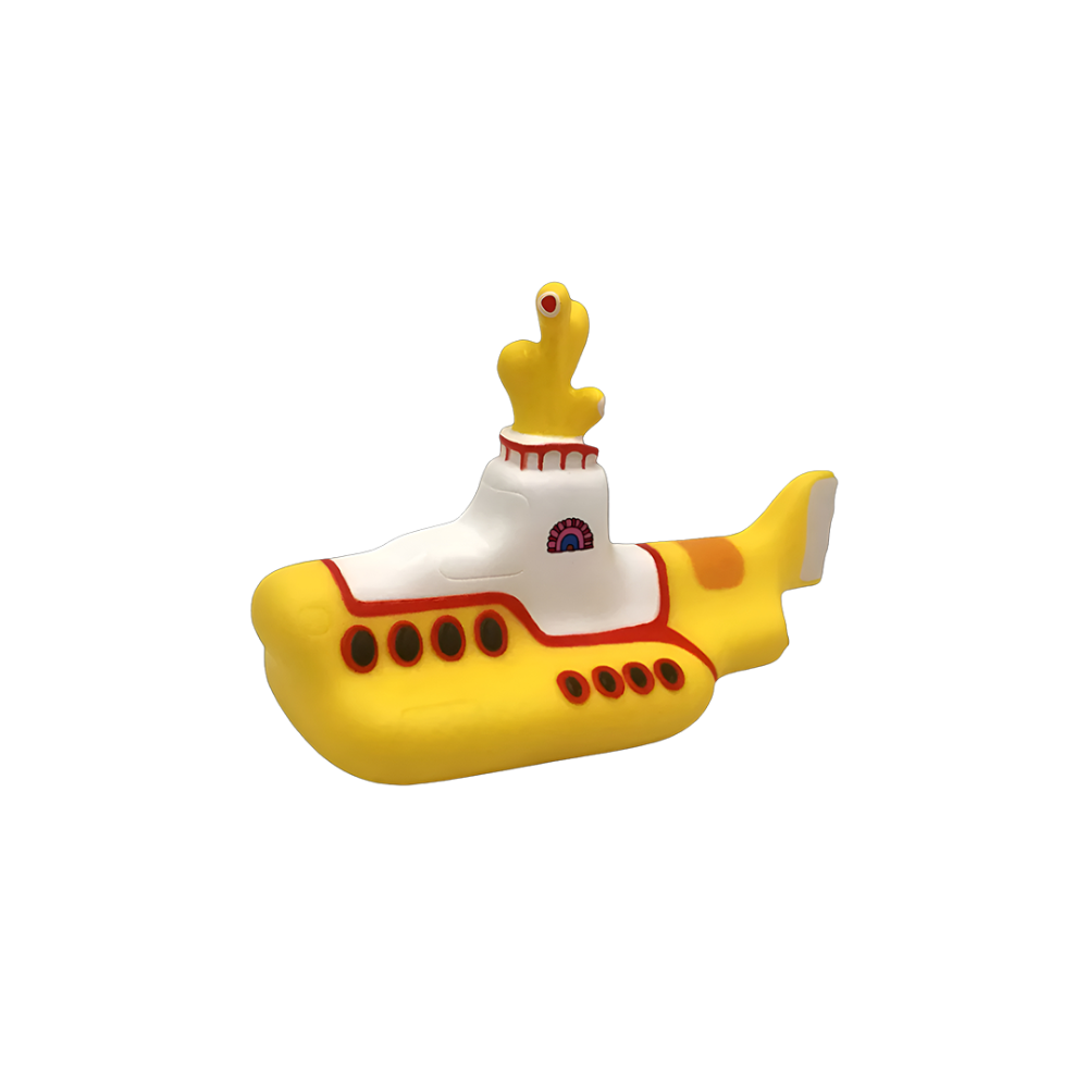 Yellow Submarine Bath Toy Side View