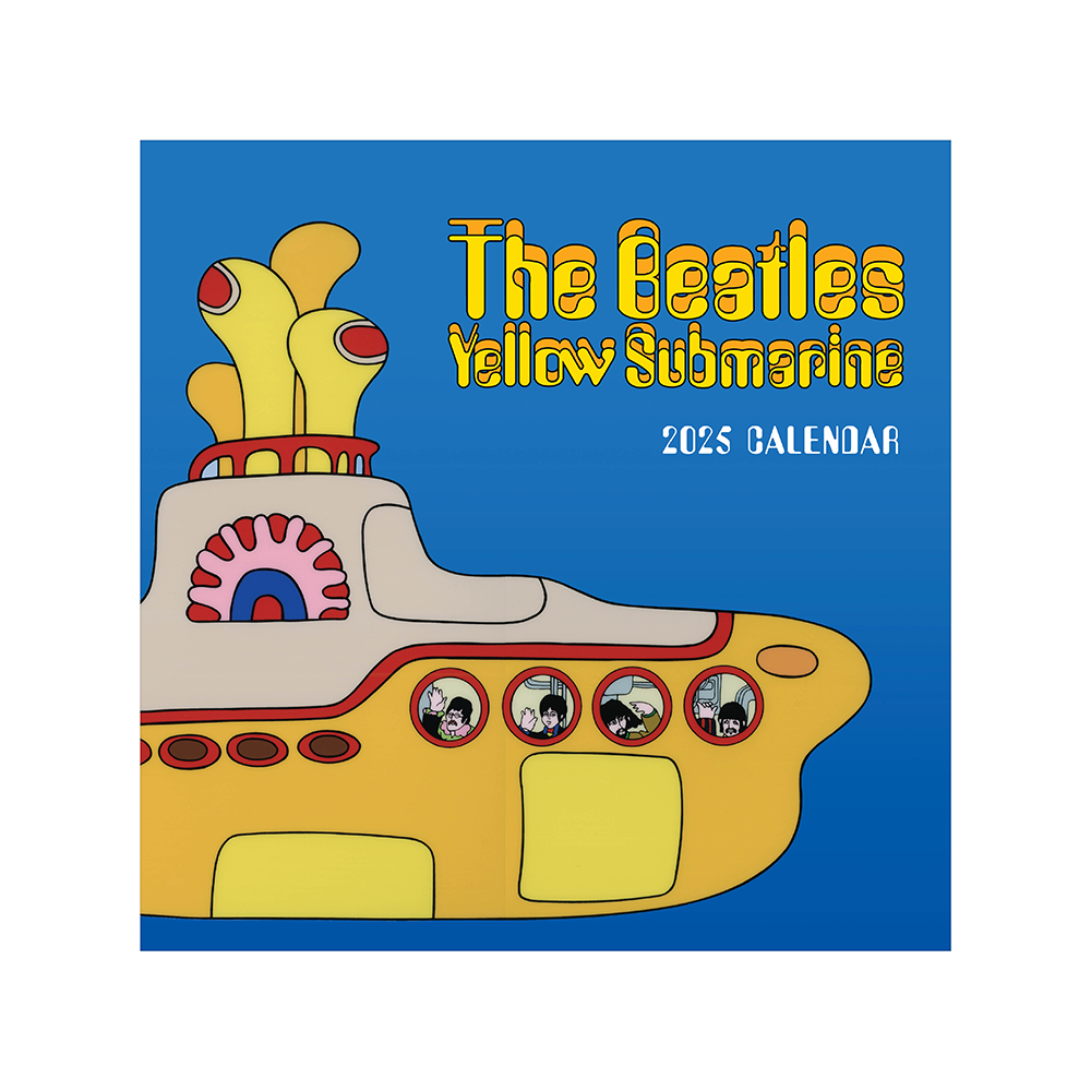 The Beatles: Yellow Submarine 2025 Wall Calendar Front
