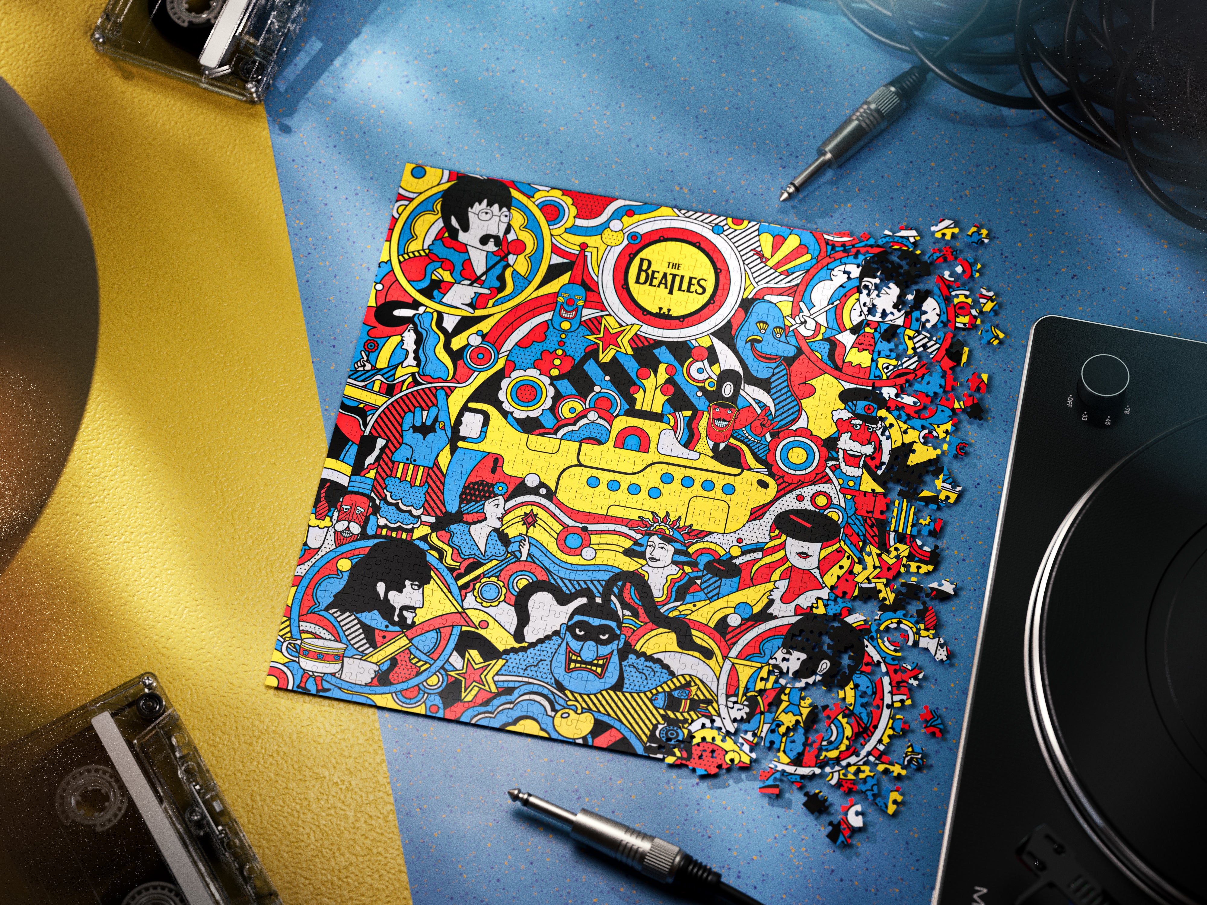 The Beatles x Theory 11 - Yellow Submarine Jigsaw Puzzle - The