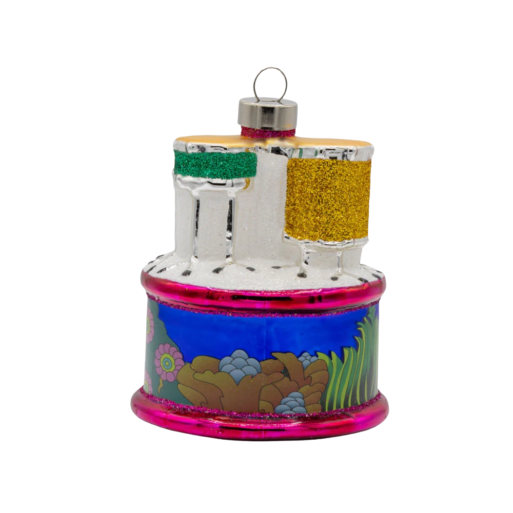 The Beatles x Kat + Annie Yellow Submarine Drumset Ornament