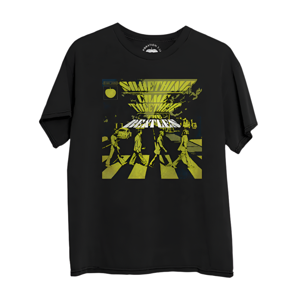 Come Together France Single Black T-Shirt Front