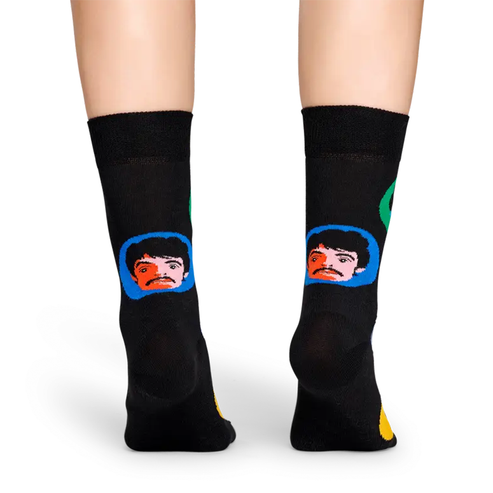 The Beatles x Happy Socks Bright Spot Socks Model Heal