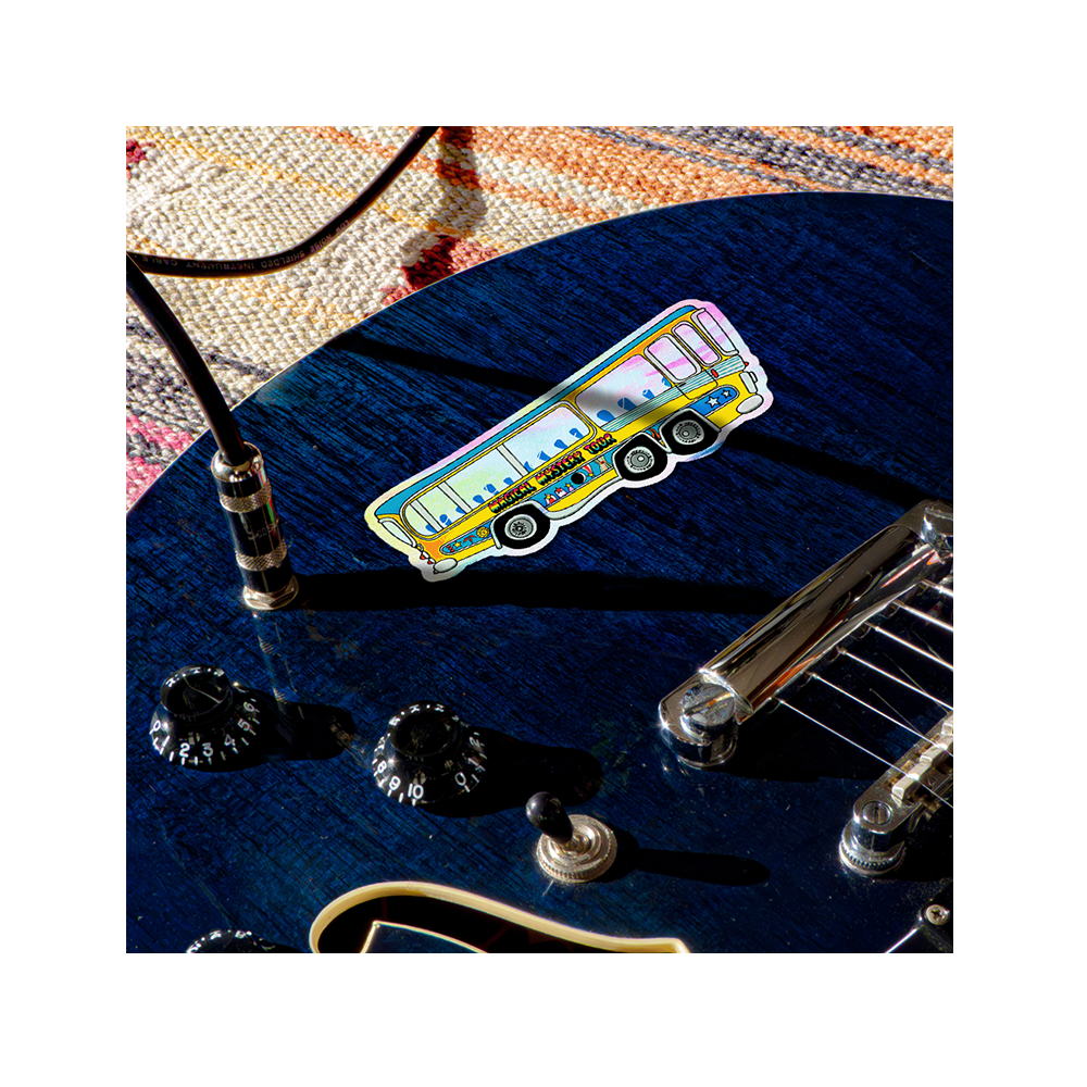 Magical Mystery Tour Bus Die Cut Sticker - The Beatles Official Store