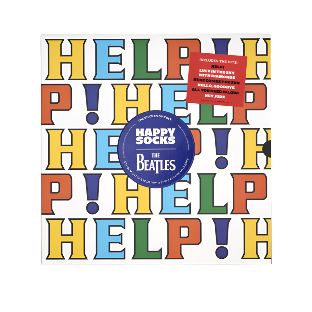 The Beatles x Happy Socks Gift Set (6 Pack) Box