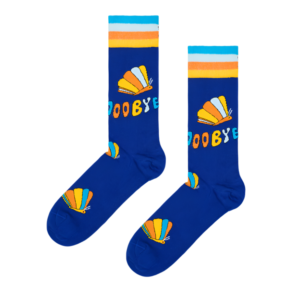 The Beatles x Happy Socks Hello Goodbye Socks Flat
