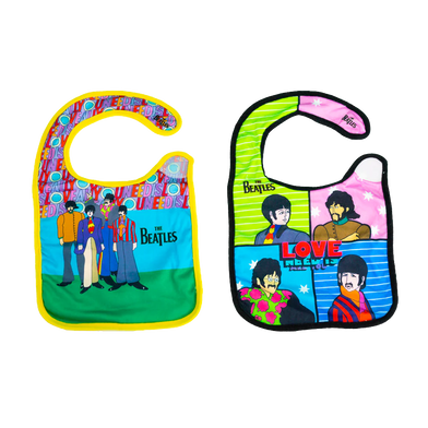 The Beatles Love Bibs 2-Pack Front