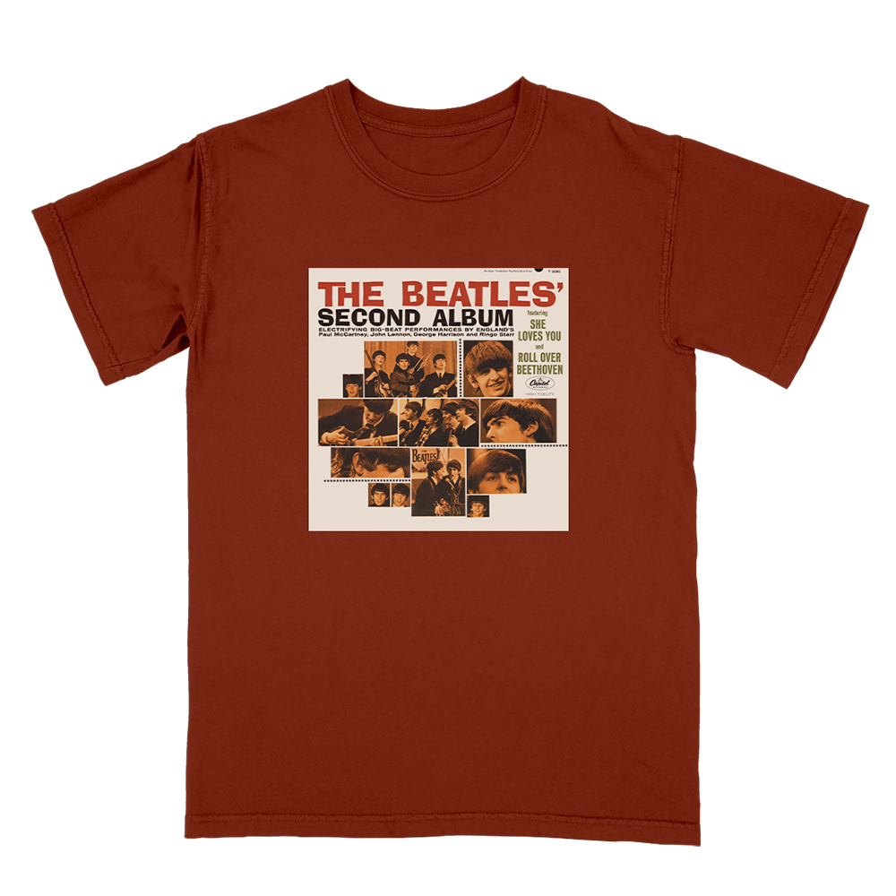 The Beatles' Second Album Cover T-Shirt Front 