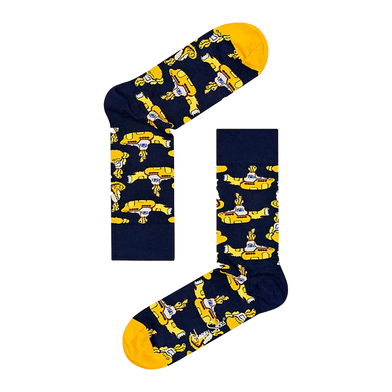 The Beatles x Happy Socks Yellow Submarine Navy Socks