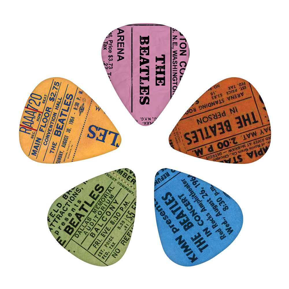 The Beatles 1964 US Tour - Ticket Stubs Guitar Picks (10pk) - Image 2 