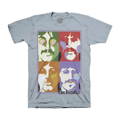 Striped Poster Faces T-Shirt