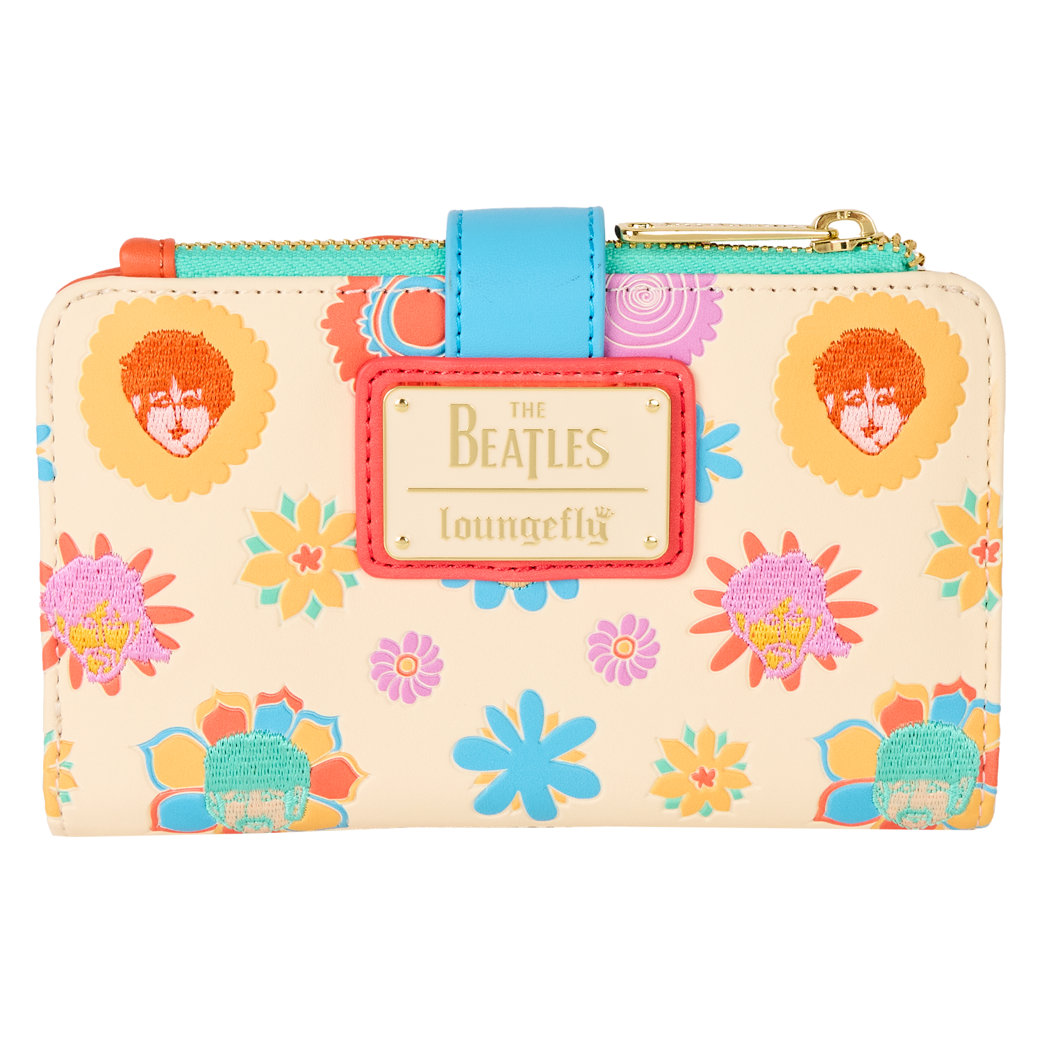 The Beatles x Loungefly All You Need Is Love Flap Wallet Back