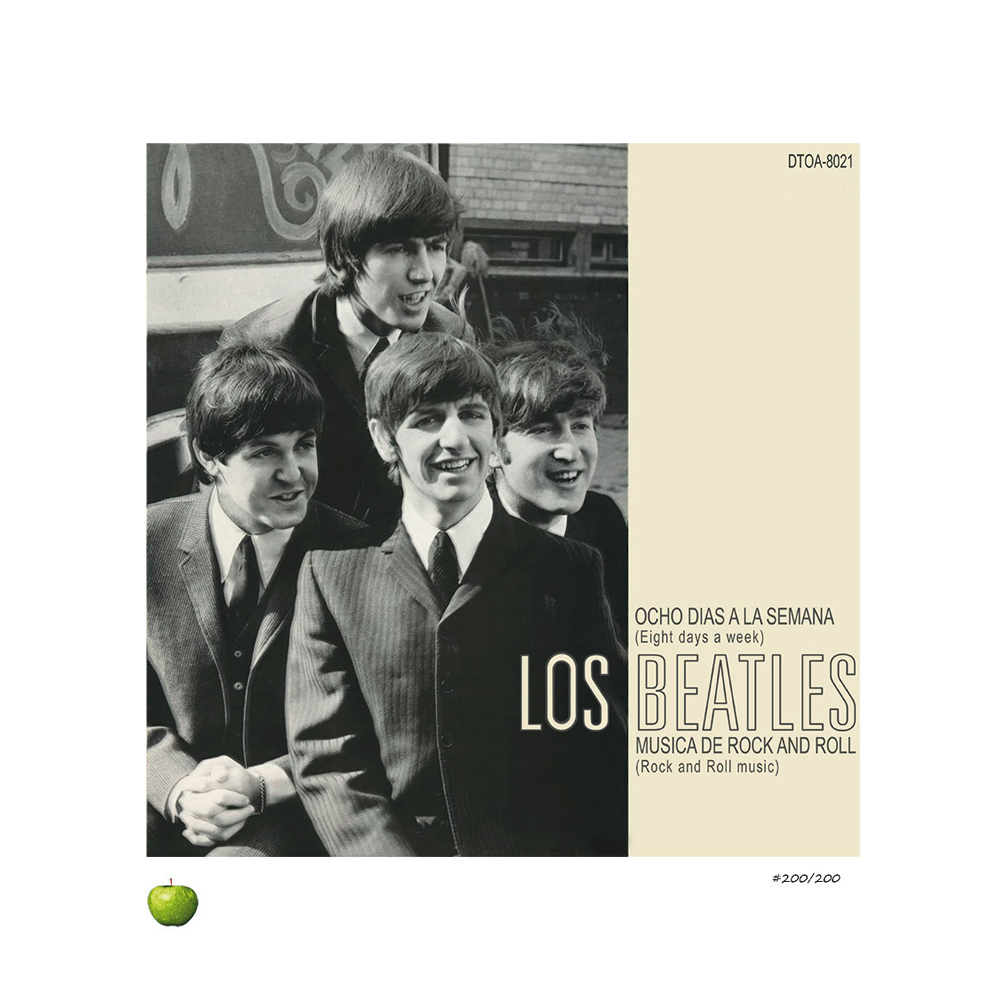 The Beatles x DenniLu "Eight Days A Week" Unframed