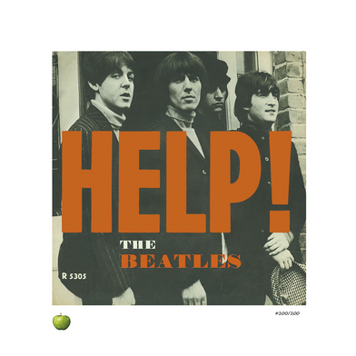 The Beatles x DenniLu "Help!" Unframed