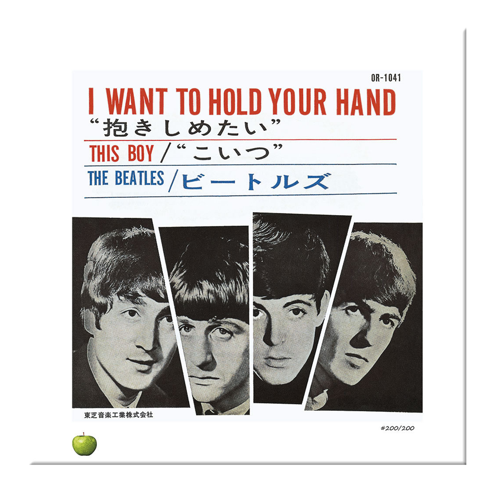 The Beatles x DenniLu "I Want To Hold Your Hand" Unframed