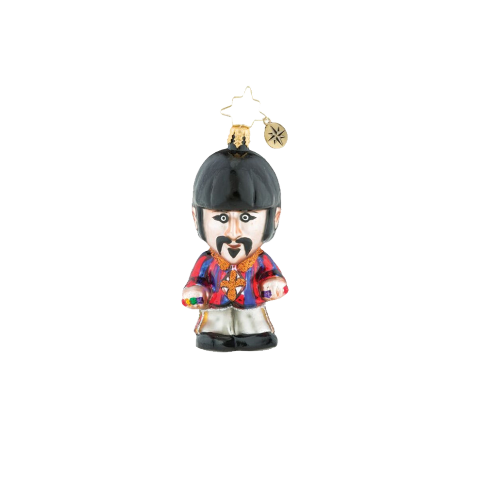 The Beatles x Christopher Radko Still A Starr! Gem Ornament Front