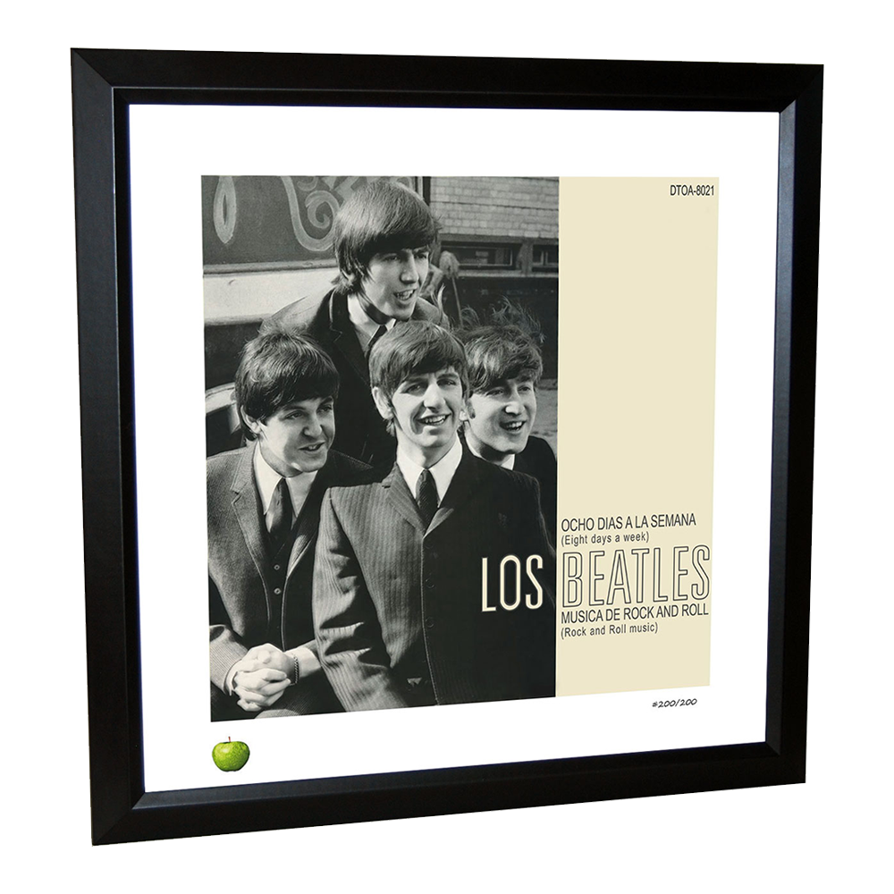 The Beatles x DenniLu "Eight Days A Week" Framed