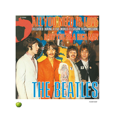 The Beatles x DenniLu "All You Need Is Love" Unframed