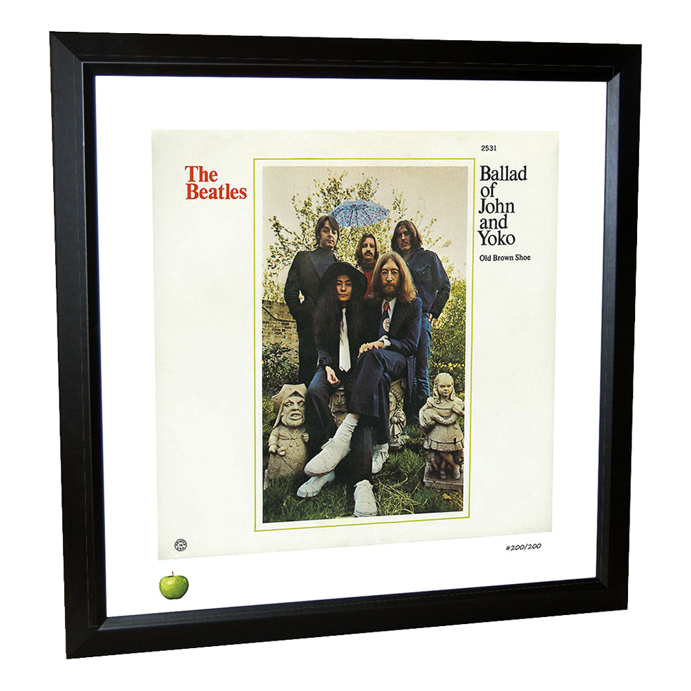 The Beatles x DenniLu Ballad of John and Yoko Framed