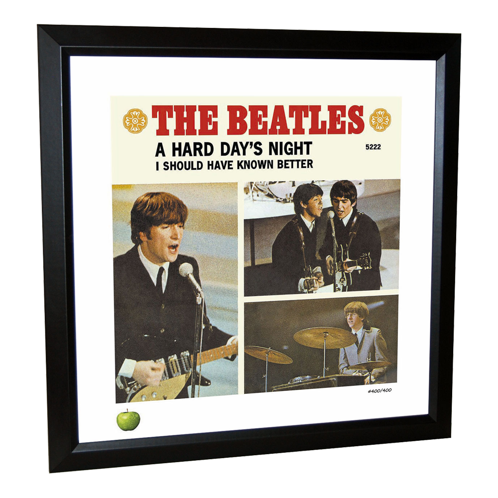 The Beatles x DenniLu "A Hard Day's Night" Framed