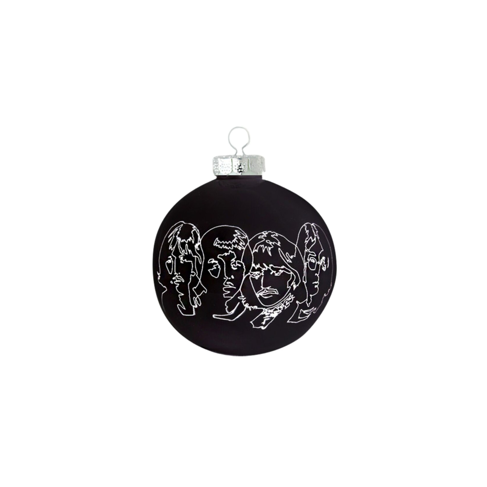 White Album Sketch Round Ornament Front