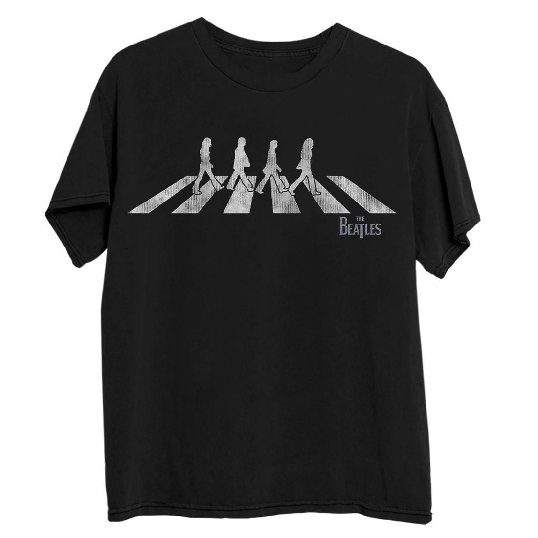 Distressed Abbey Road Silhouette T-Shirt Store Beatles The Official –