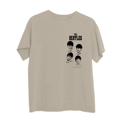 The Beatles 1964 Autograph Sand T-Shirt
