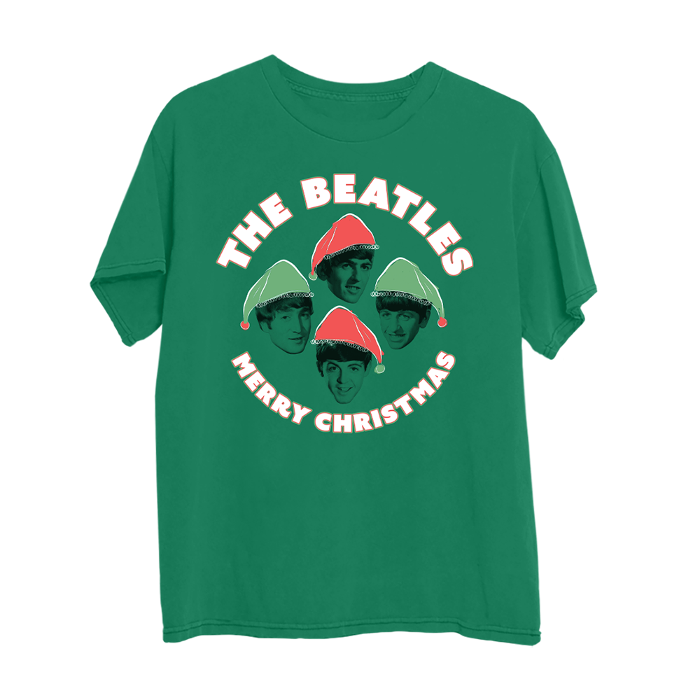 Merry Christmas Green T-Shirt