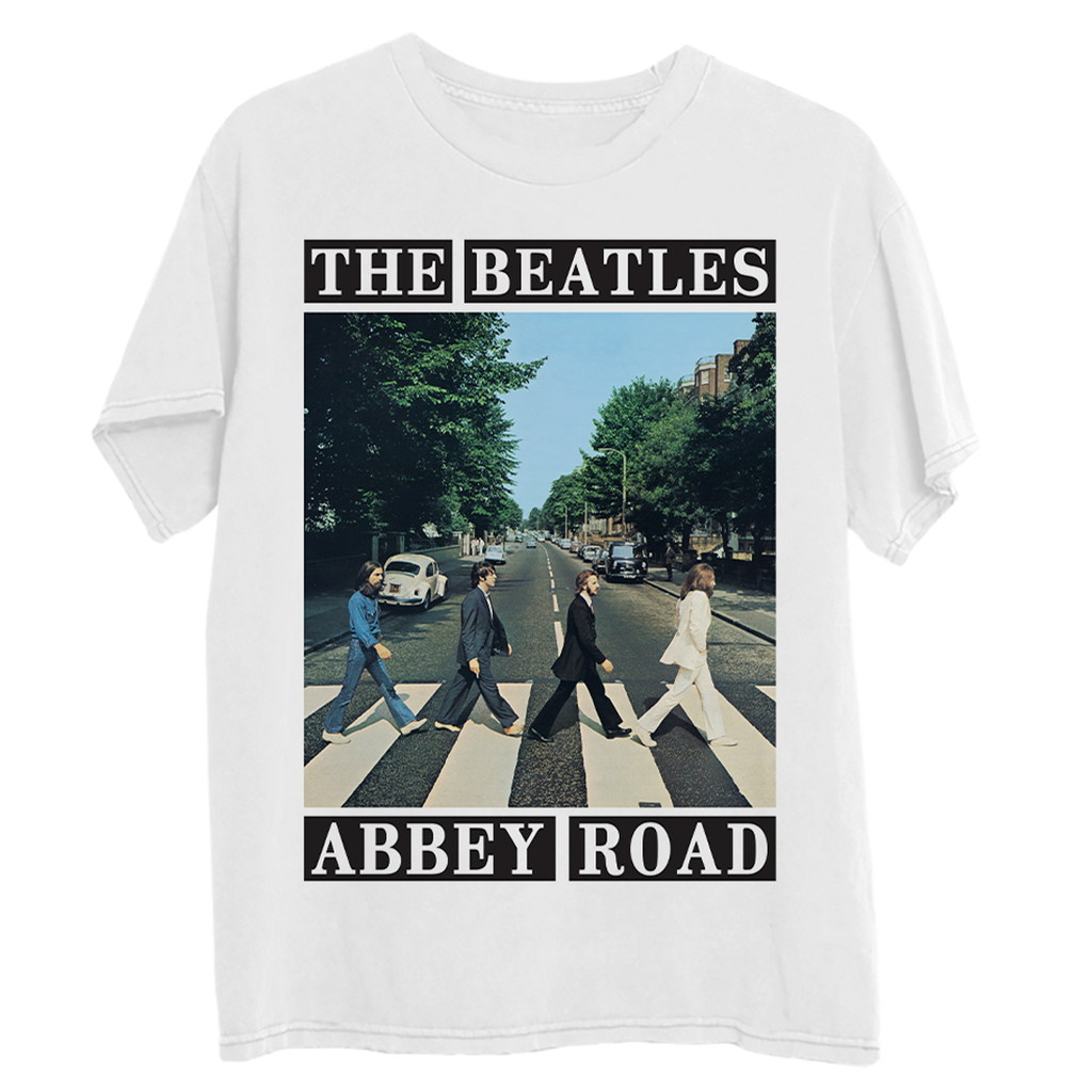 Abbey Road Block Title T-Shirt – The Beatles Official Store