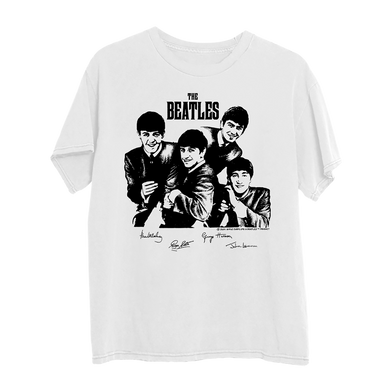 The Beatles Photo White T-Shirt