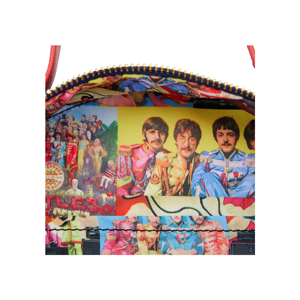 The Beatles x Loungefly "Sgt. Peppers" Drum Convertible Backpack Inside