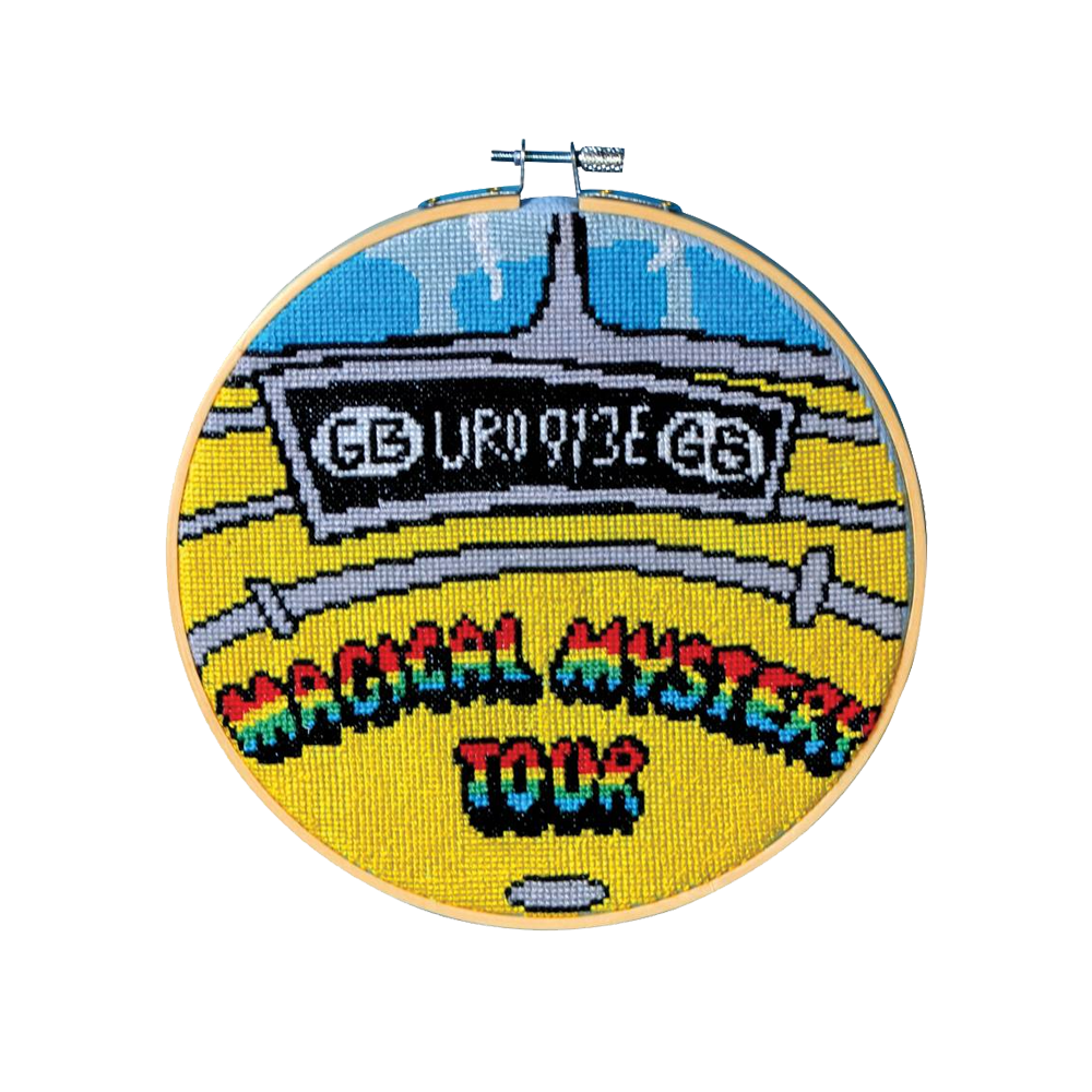 "Magical Mystery Tour" Bus Cross Stitch Kit