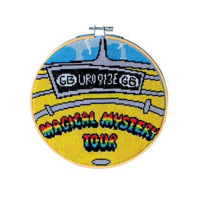 "Magical Mystery Tour" Bus Cross Stitch Kit