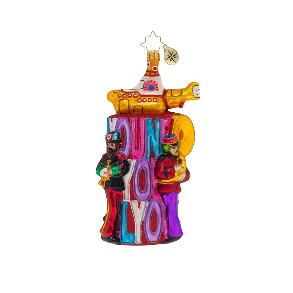 The Beatles x Radko "All You Need Is Love" Tower Ornament Img. 3